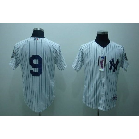 Yankees #9 Roger Maris Stitched White MLB Jersey