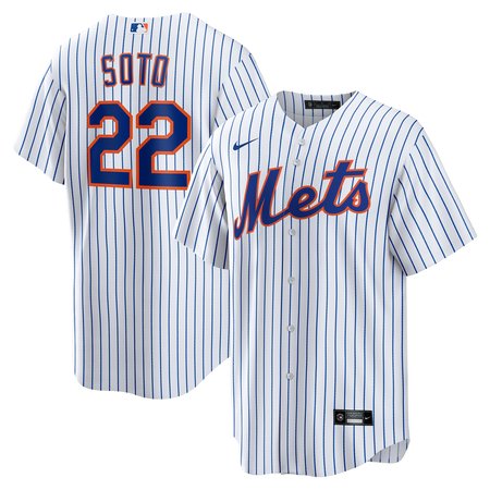 Youth New York Mets Juan Soto Nike White Home Game Player Jersey