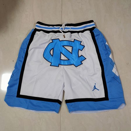 North Carolina Tar Heels White Shorts