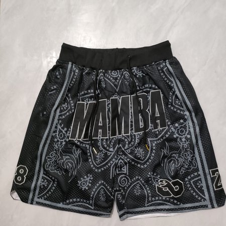 Los Angeles Lakers Black Shorts