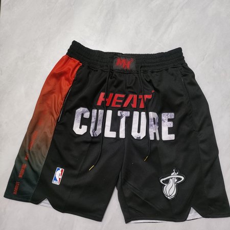 Miami Heat Black Shorts